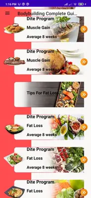 Bodybuilding Complete Guide android App screenshot 0