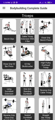 Bodybuilding Complete Guide android App screenshot 3